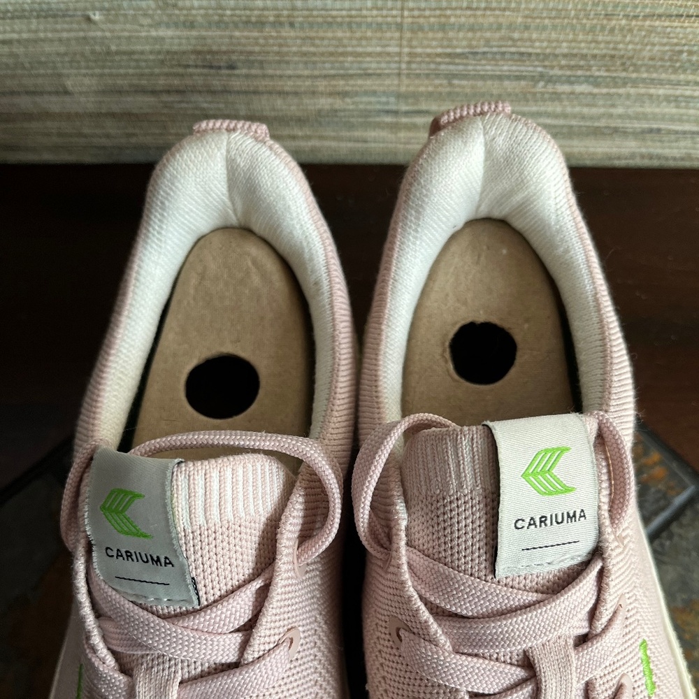 Cariuma IBI Sustainable Knit Sneaker Rose Women's Size 7  NWOT - Picture 3 of 9